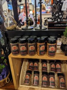 Herbal blends at Salem Witch Museum gift shop